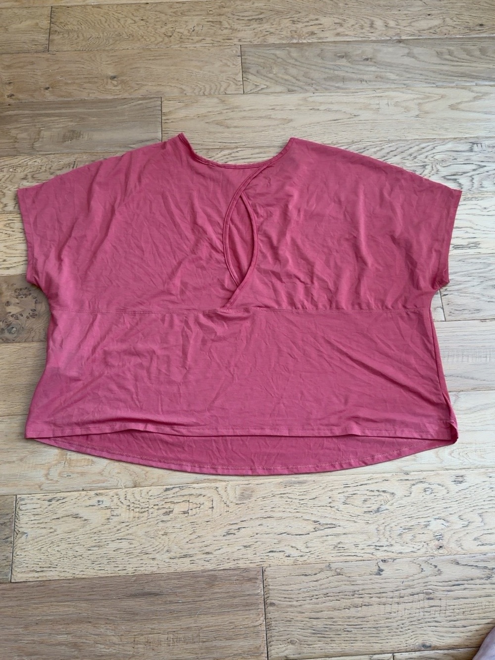 1X - The North Face - Women's Rose Pink Cropped Tee with Back Keyhole NWOT - Picture 3 of 6